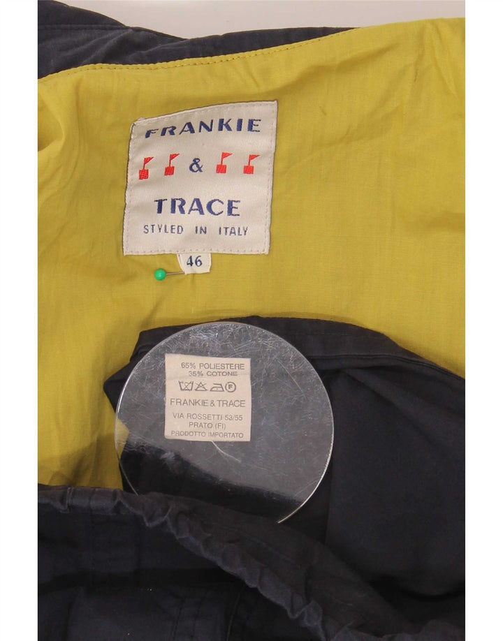 Frankie & Trace Herre Utility Jacket IT 46 Large Navy Blue Polyester
