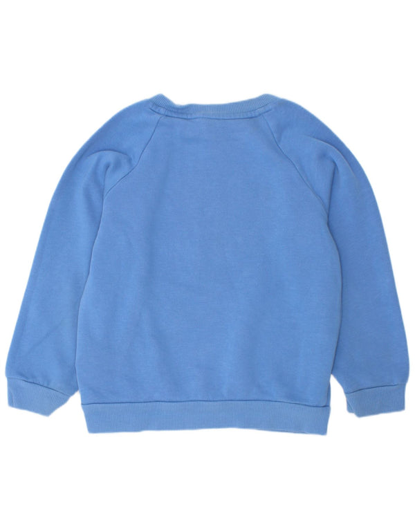 Adidas Boys Graphic Sweatshirt Jumper 2-3 år Blå Bomuld