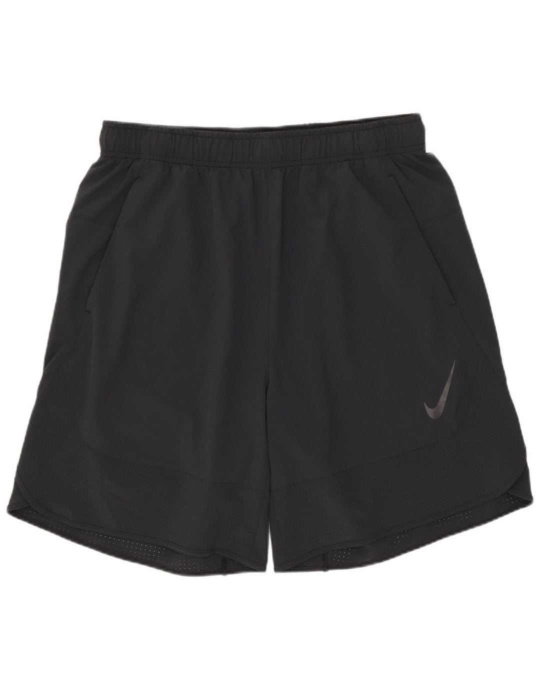 Nike Herre Dri Fit sportsshorts, store sorte polyester