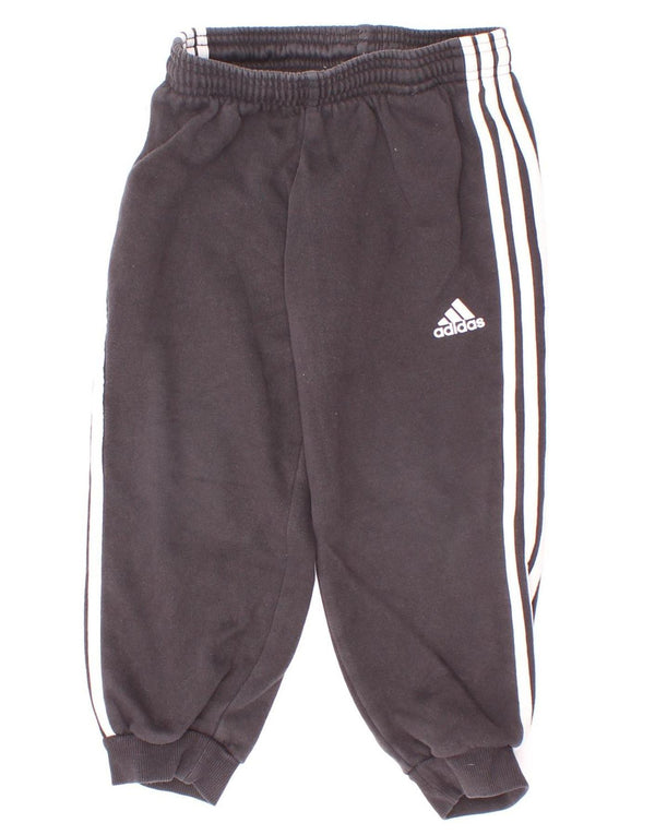 Adidas Drenge Træningsdragt Bukser Joggers 3-4 År Sort Bomuld