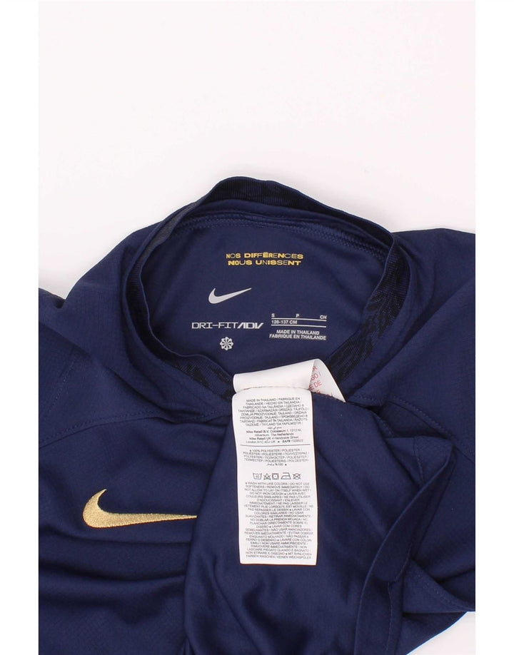 Nike Boys T-Shirt Top 8-9 år Lille marineblå