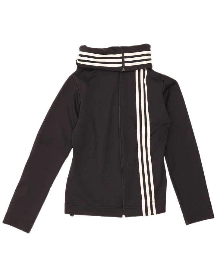Adidas træningsdragt topjakke til kvinder UK 14 Medium Sort Polyester