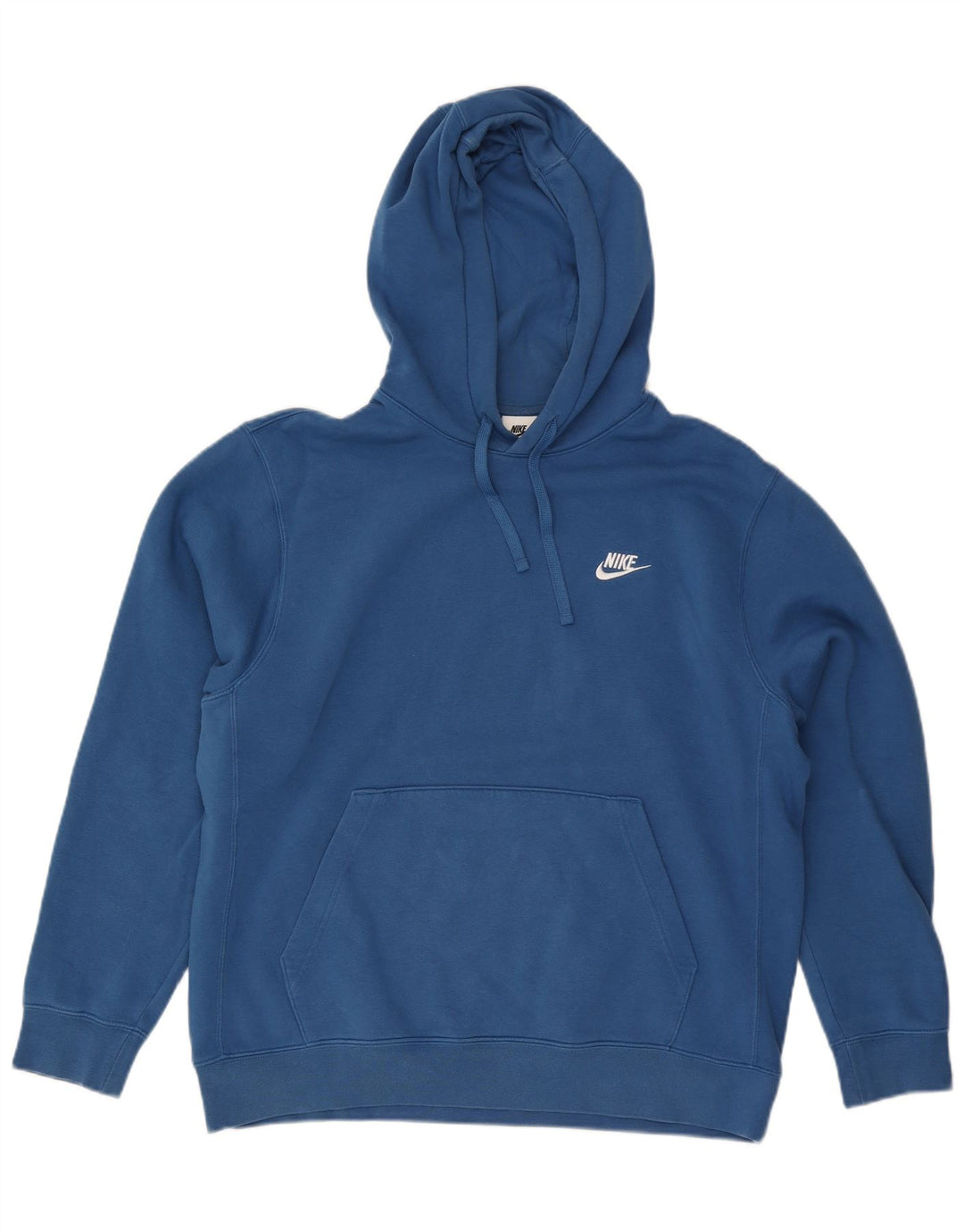 Nike hættetrøje til mænd, stor blå bomuld