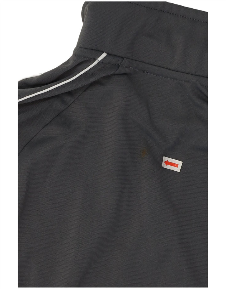 Nike grafisk træningsdragt topjakke til kvinder, lille grå polyester
