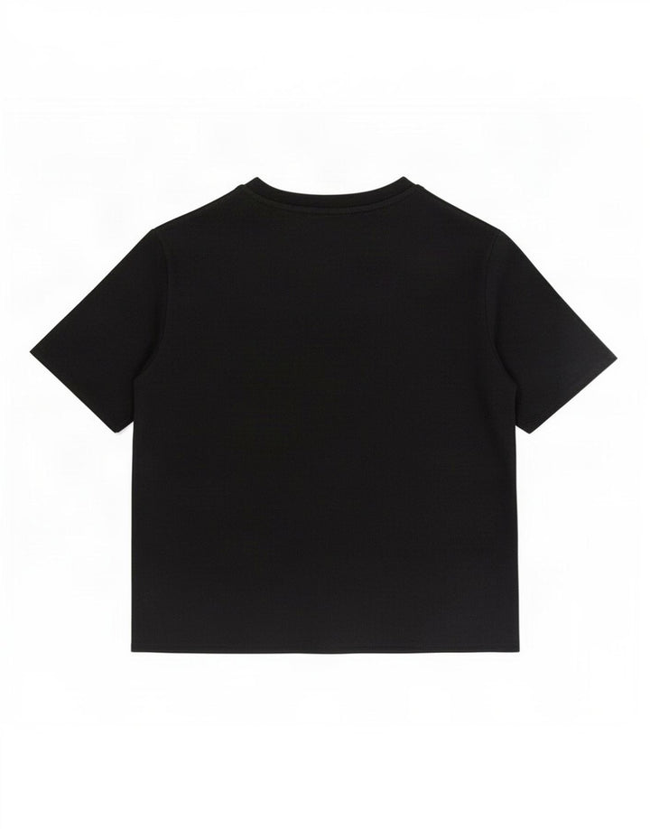 Zara Dame Bluse Top UK 10 Small Black Bomuld