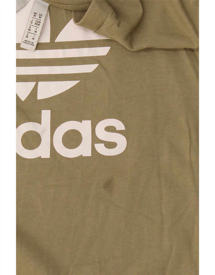 Adidas grafisk t-shirt til mænd, medium Khaki Bomuld