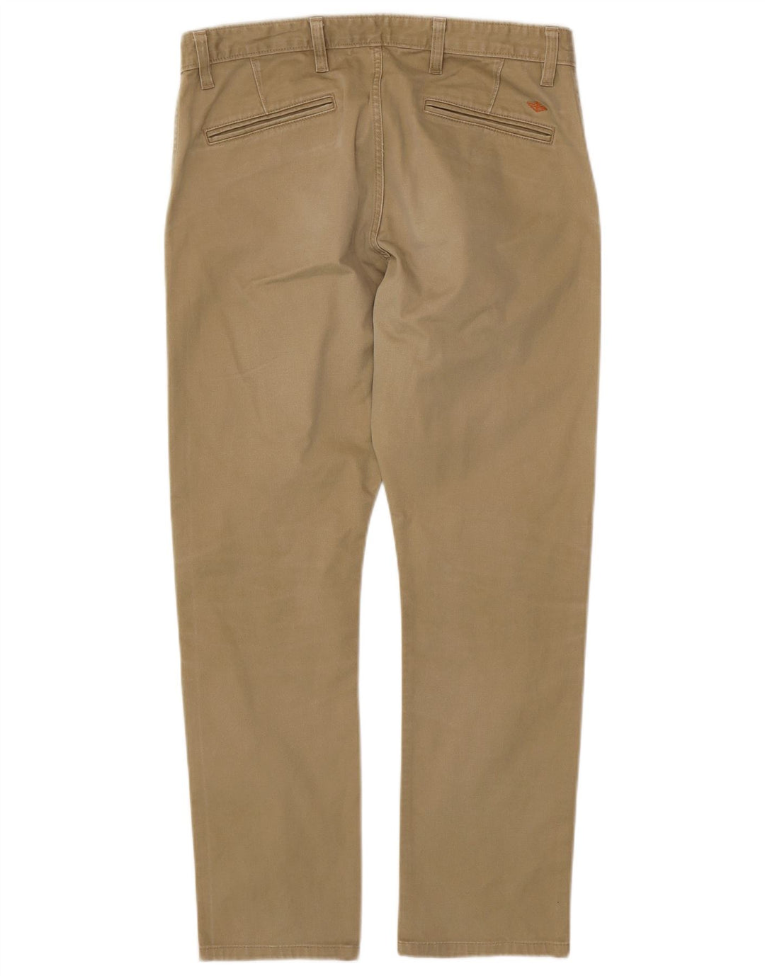DOCKERS Slim Chino Bukser til mænd W32 L29 Khaki Bomuld