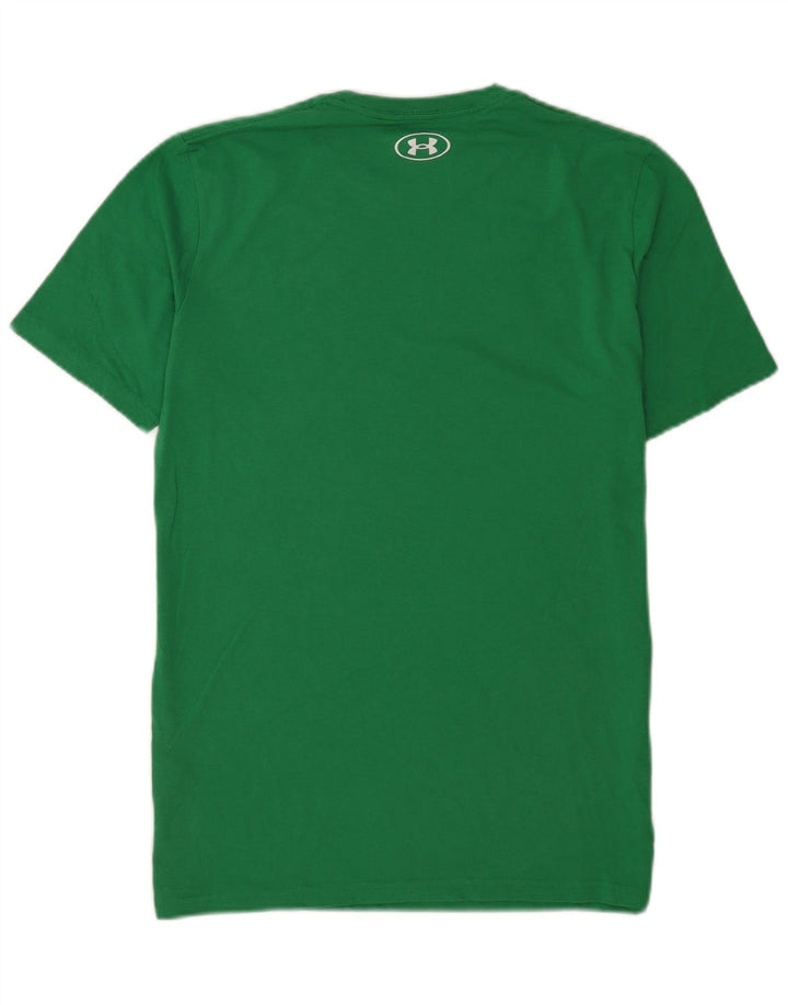 Under Armour Herre grafisk T-shirt Top mellemgrøn bomuld