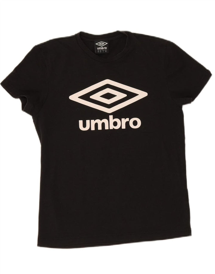 UMBRO Mens Graphic T-Shirt Top XS Black