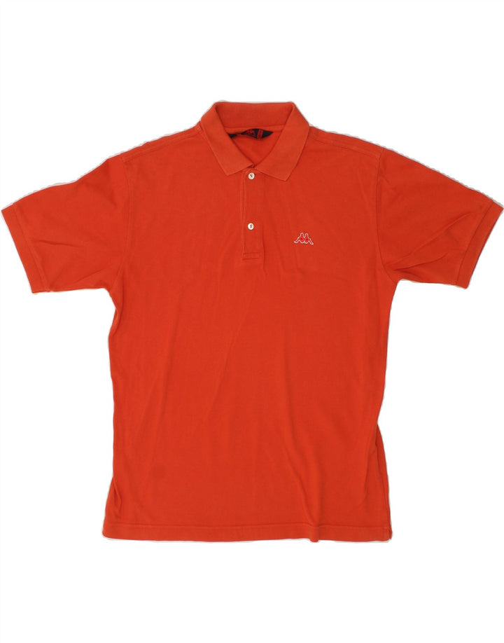 KAPPA Mens Polo Shirt Medium Orange Cotton Vintage Kappa and Second-Hand Kappa from Messina Hembry 