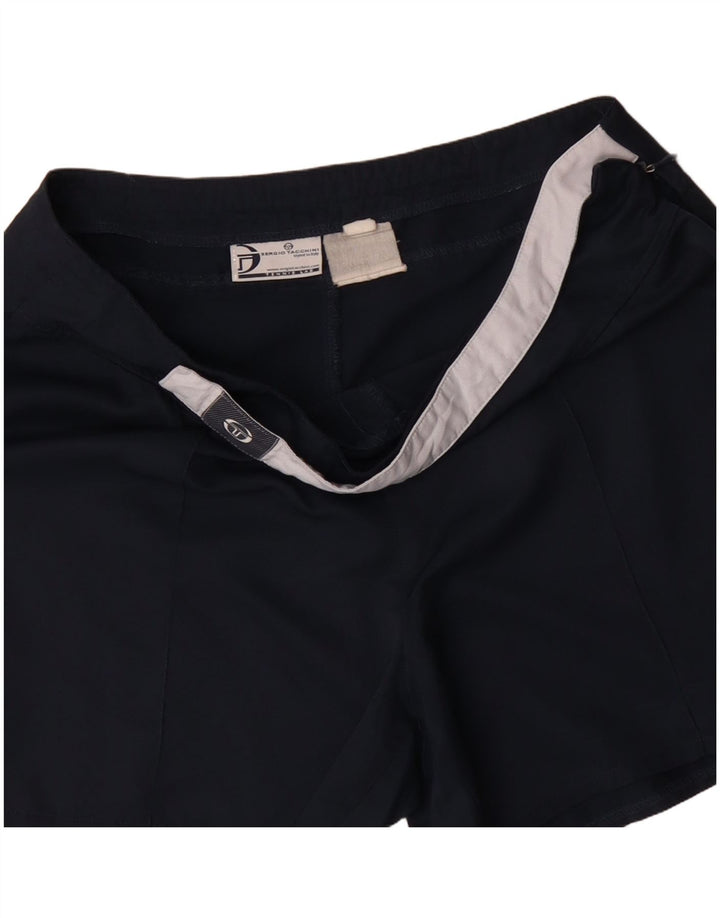 SERGIO TACCHINI Casual Shorts til kvinder W32 Large Marineblå