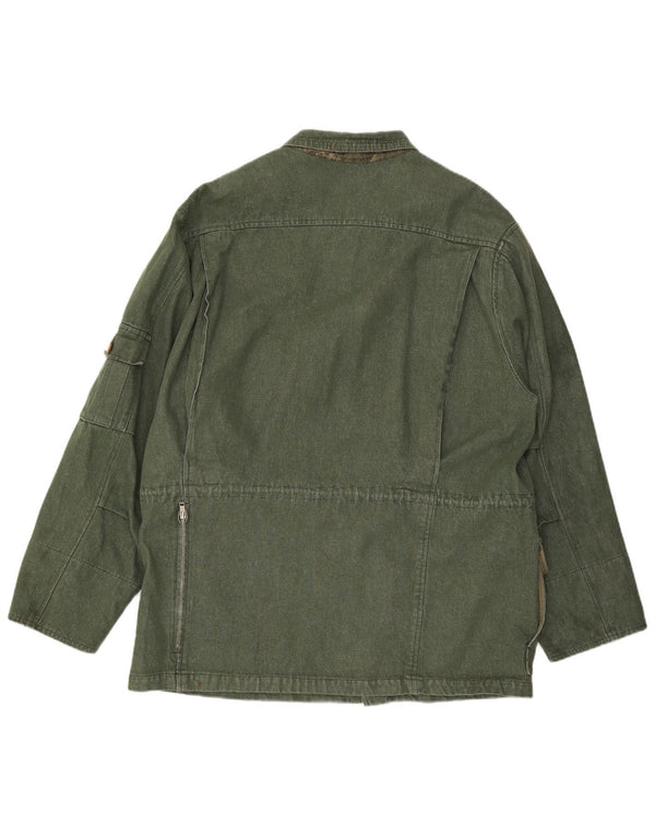 Rascher Herre Utility Jacket EU 56 3XL Grøn Bomuld