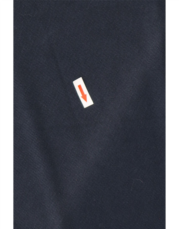 Fred Perry Langærmet herre poloshirt Medium marineblå bomuld