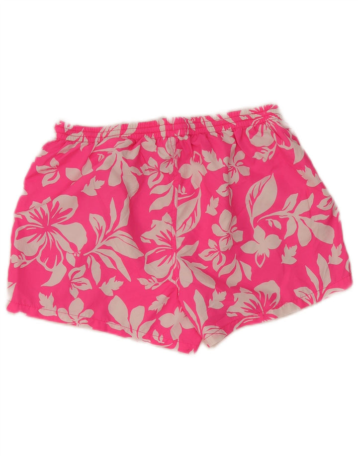 Zara Herre Sportshorts Large Pink Floral Polyester