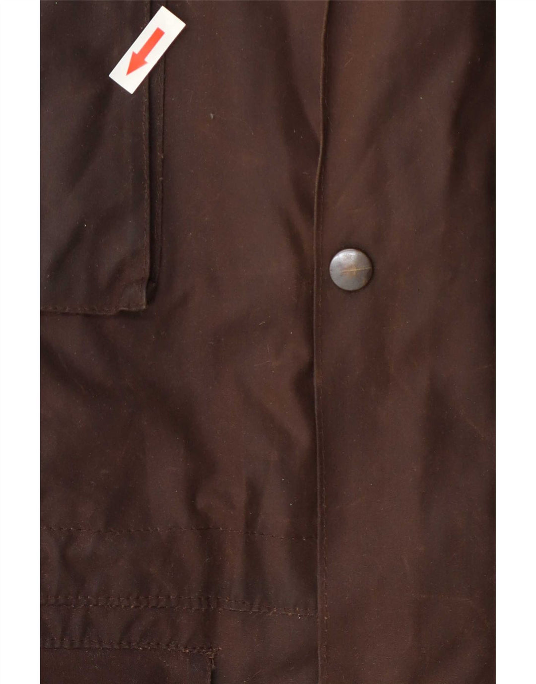 Vintage herre vokset bomuldsjakke UK 38 Medium Brown