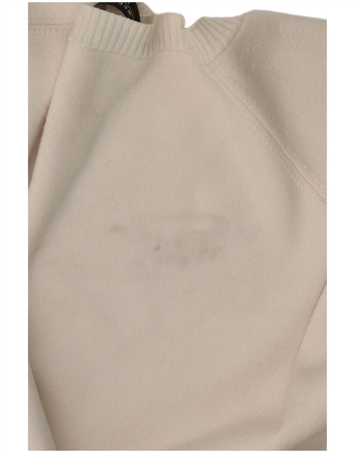 Max Mara dame sweater med rund hals DK 14 Medium Off White