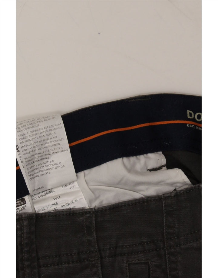DOCKERS Mens Casual Shorts W34 Large Grey Cotton Vintage Dockers and Second-Hand Dockers from Messina Hembry 