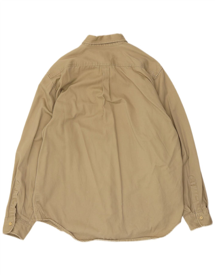 G-Star herreskjorte XL Beige nålestribet bomuld
