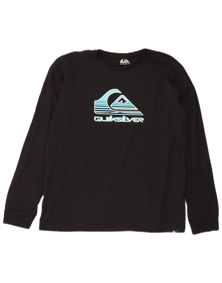 Quiksilver drenge Regular Fit grafisk top langærmet 15-16 år sort