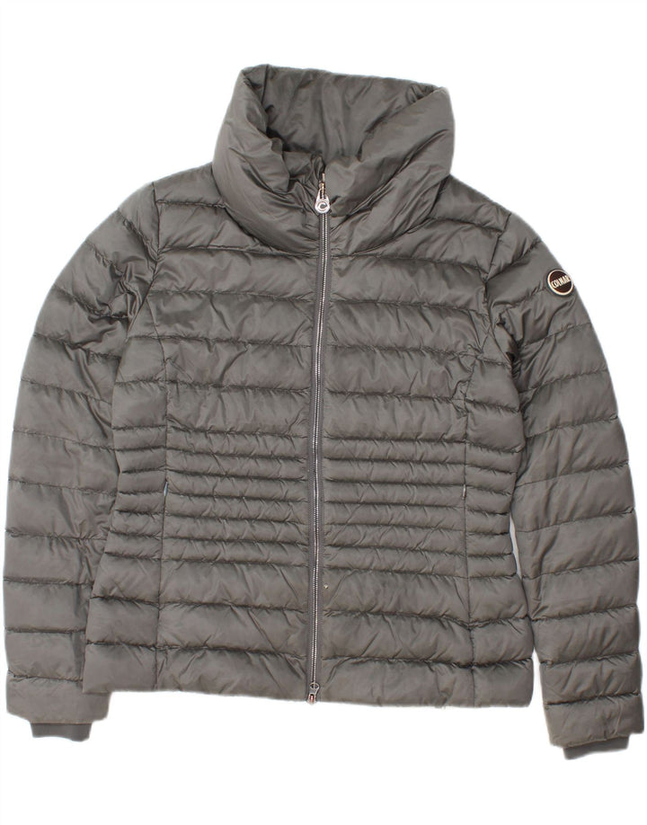 COLMAR Womens Oversized Padded Jacket IT 46 Large Grey Polyamide Vintage Colmar and Second-Hand Colmar from Messina Hembry 