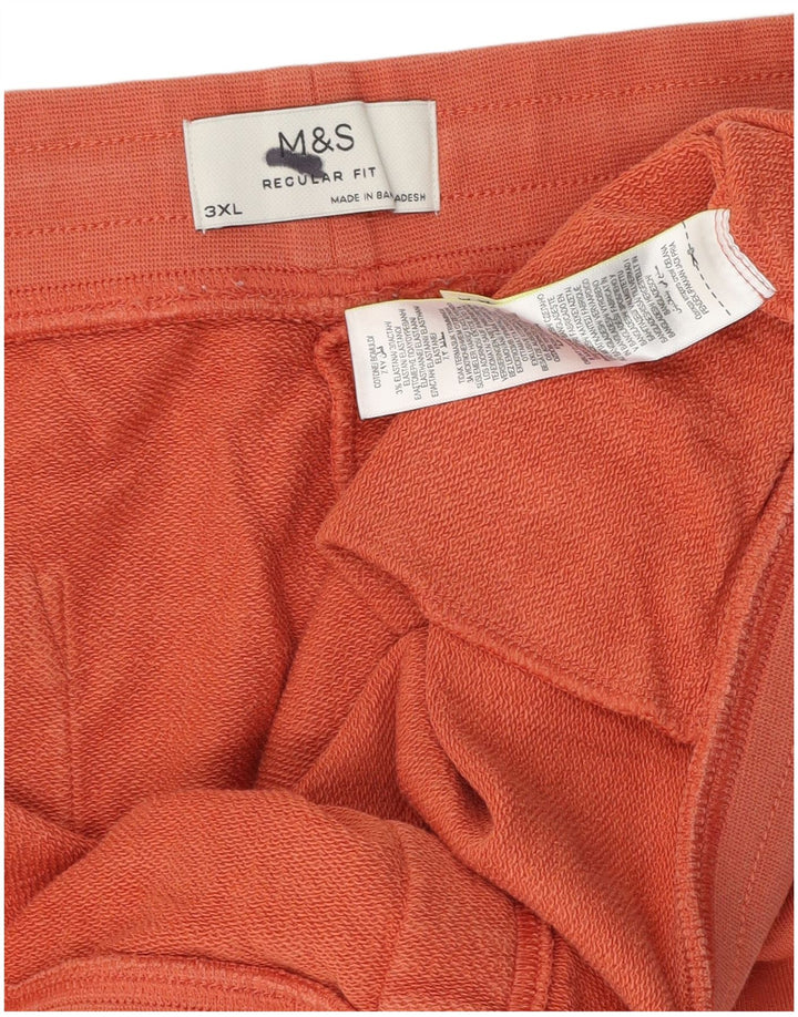 Marks & Spencer Herre Regular Fit Sportshorts 3XL Orange Bomuld