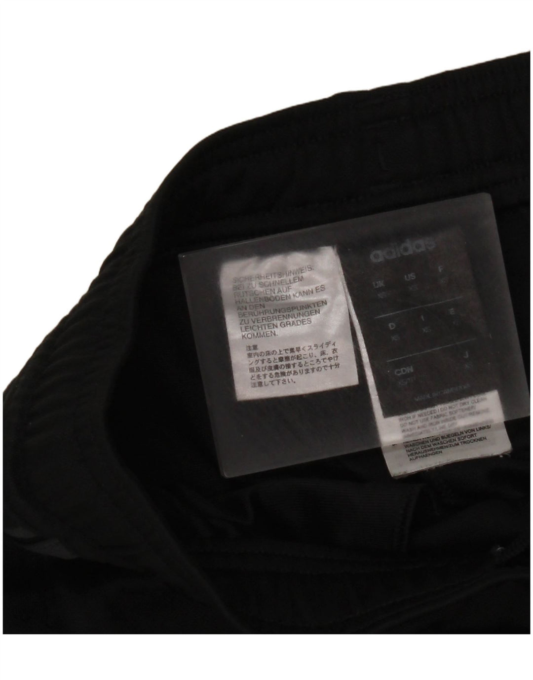 Adidas Womens Climalite træningsdragt Bukser UK 6 XS Sort Polyester