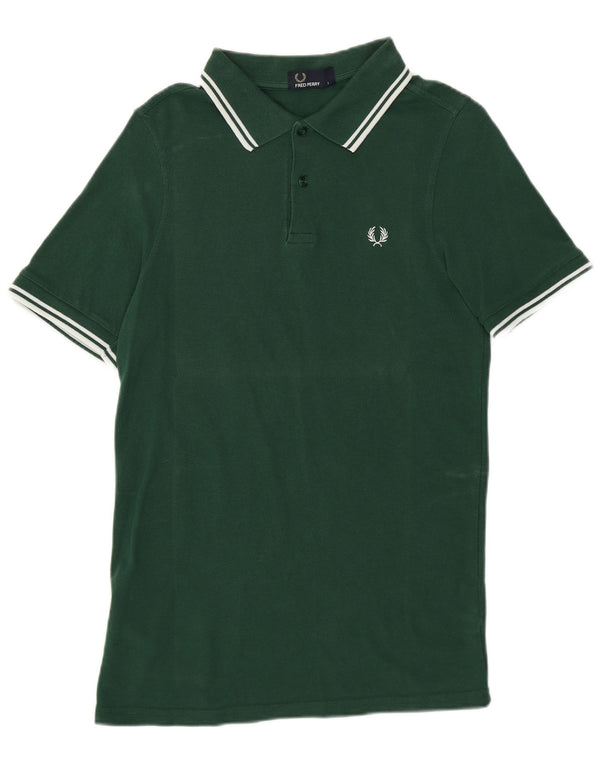 Fred Perry Boys Polo Shirt 13-14 år Lille grøn bomuld