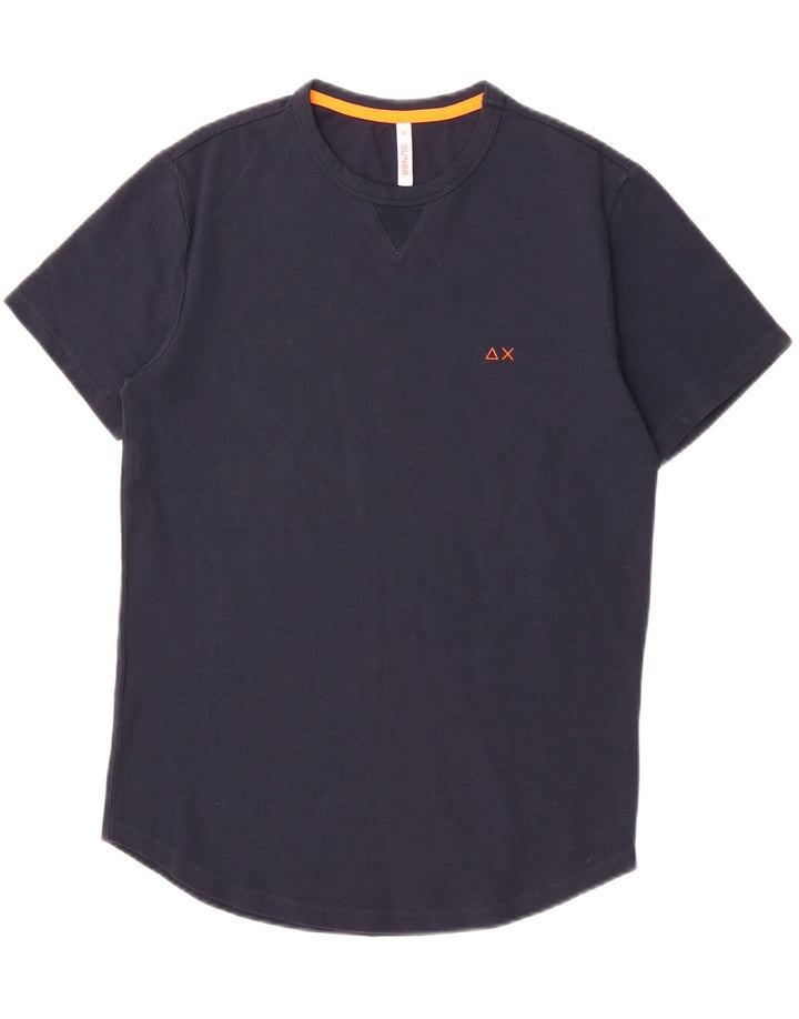 SUN68 Mens T-Shirt Top Medium Navy Blue Cotton Vintage Sun68 and Second-Hand Sun68 from Messina Hembry 