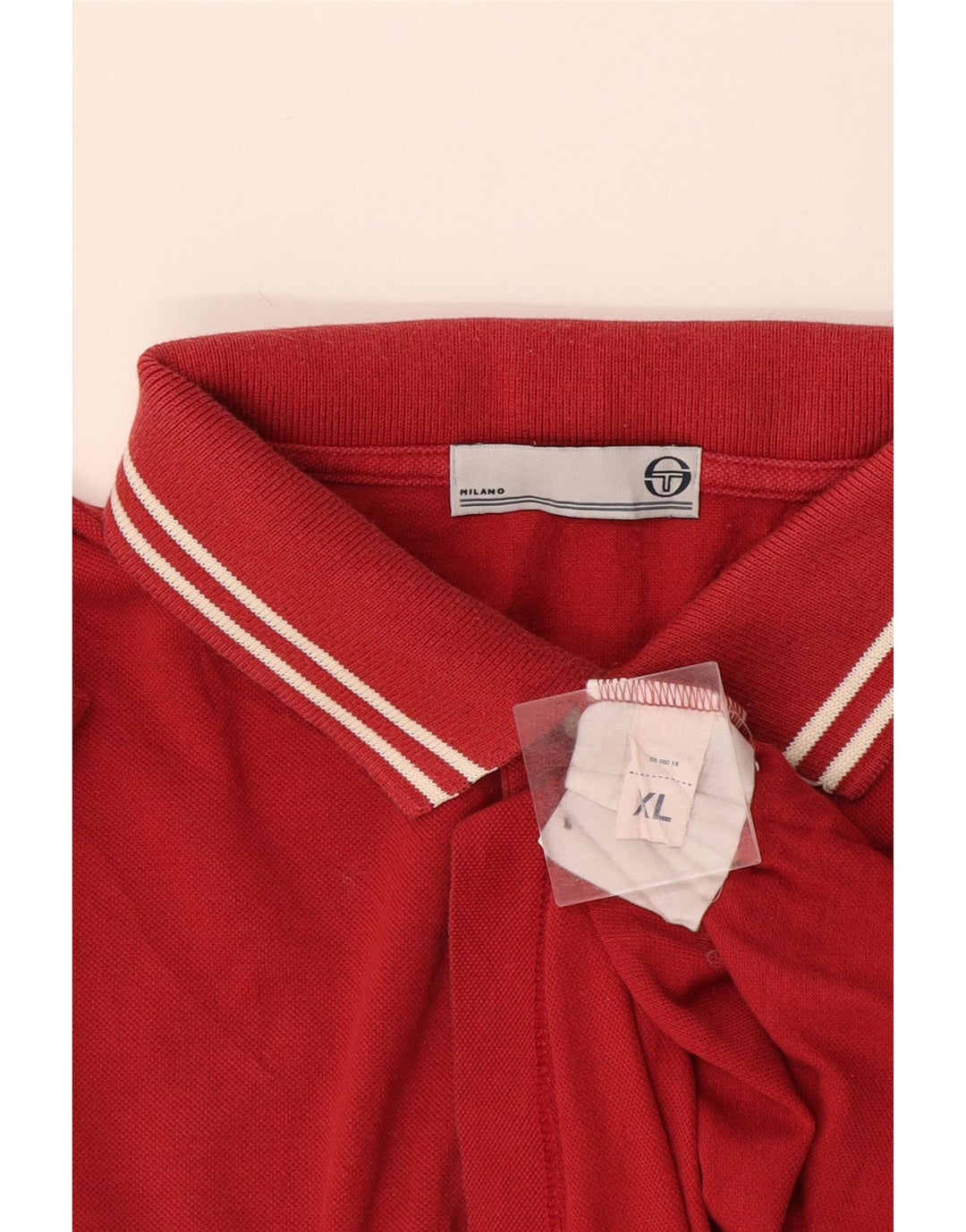 Sergio Tacchini Polo Shirt til mænd XL Rød