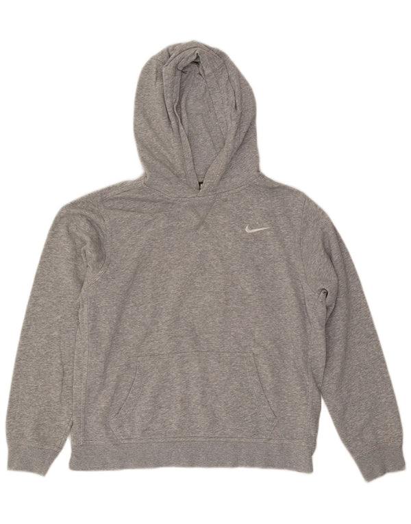 Nike Boys Hoodie Jumper 13-14 år XL Grå Bomuld