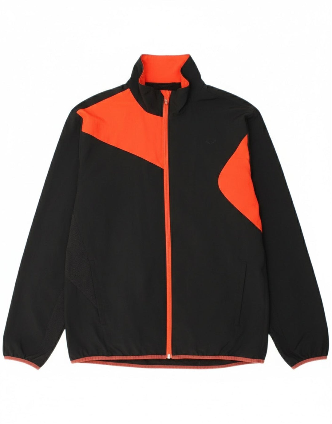 Puma Træningsdragt til mænd Top jakke UK 40 Large Black Colourblock Polyester