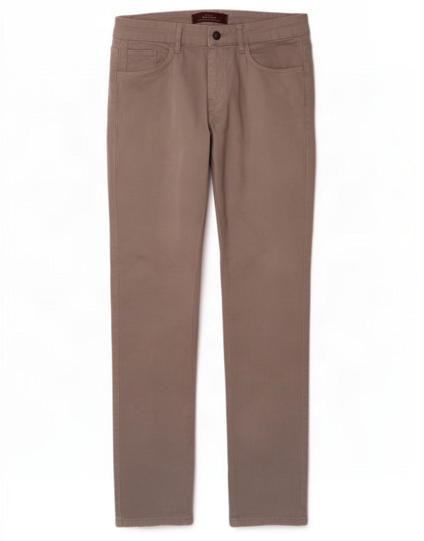 Zara Mens Slim Casual Trousers EU 38 Small W30 L32 Grey