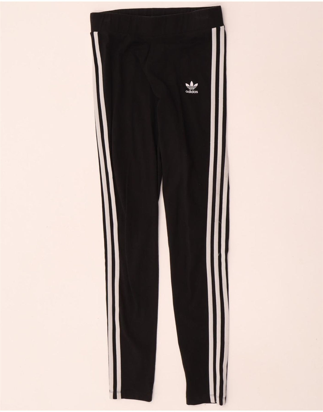 Adidas Dame Leggings UK 10 Small Black Bomuld