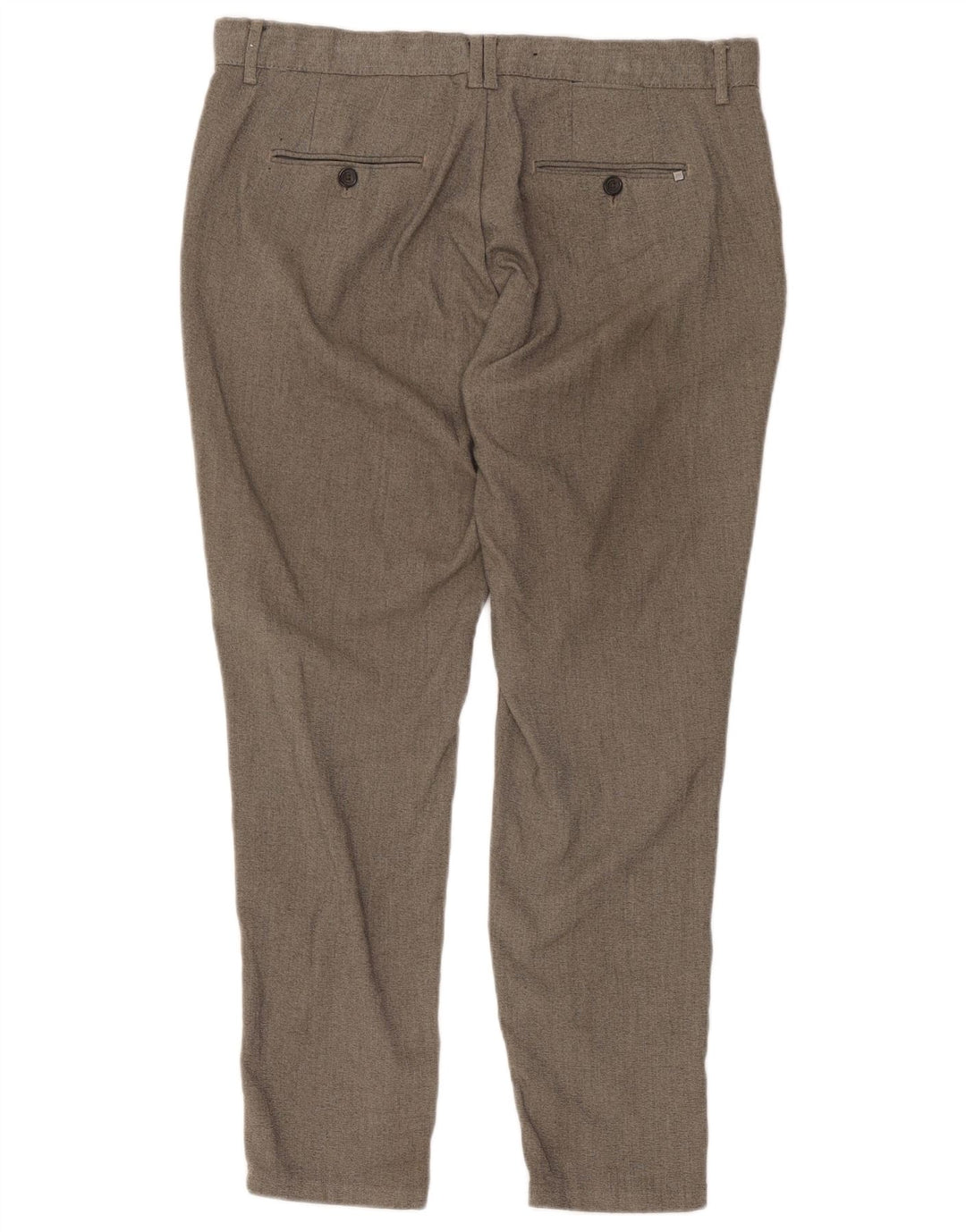 Zara Herre Slim Chino Bukser EU 44 Large W34 L28 Grå Polyester