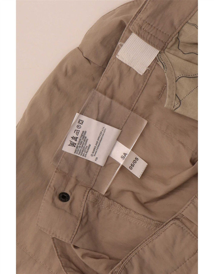 Marks & Spencer Herre Cargo Shorts W38 XL Beige Bomuld