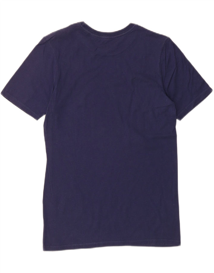 NIKE Mens Athletic Cut Graphic T-Shirt Top XS Navy Blue Vintage Nike and Second-Hand Nike from Messina Hembry 