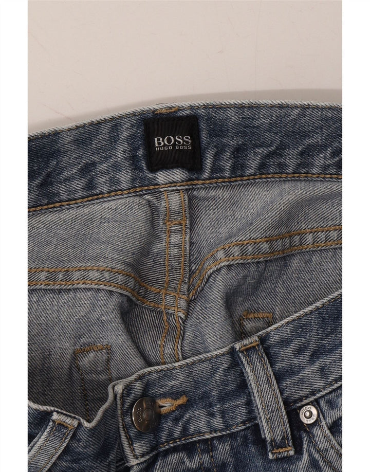 HUGO BOSS Mens Straight Jeans W32 L29 Blue Vintage Hugo Boss and Second-Hand Hugo Boss from Messina Hembry 