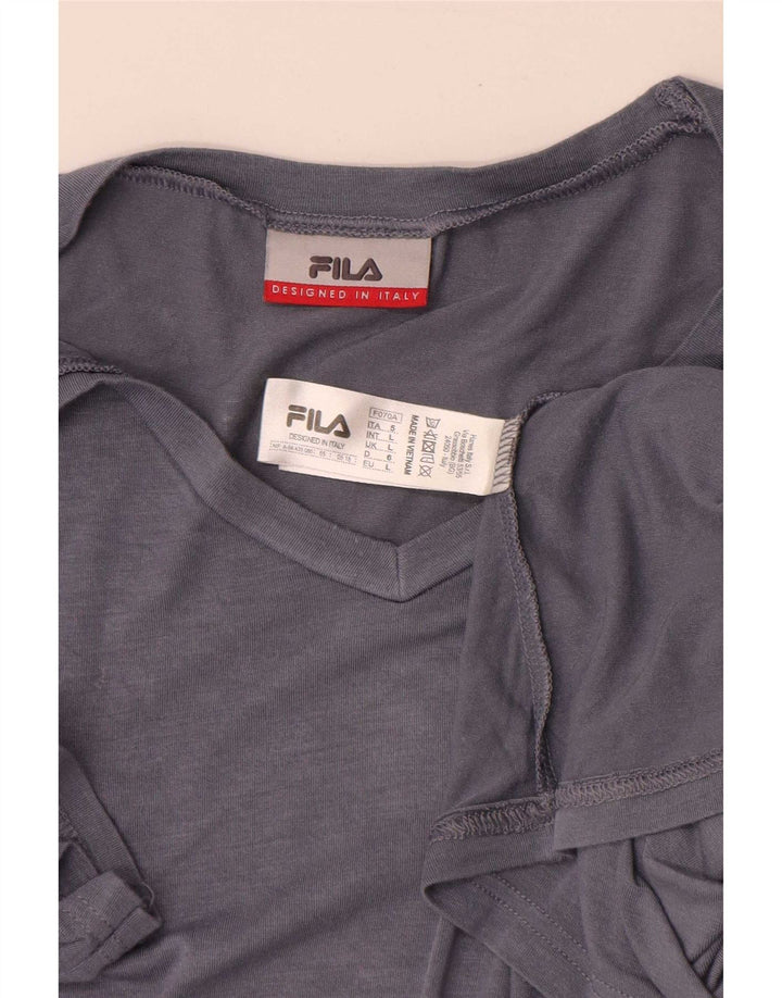 Fila Herre T-Shirt Top Stor Grå Modal