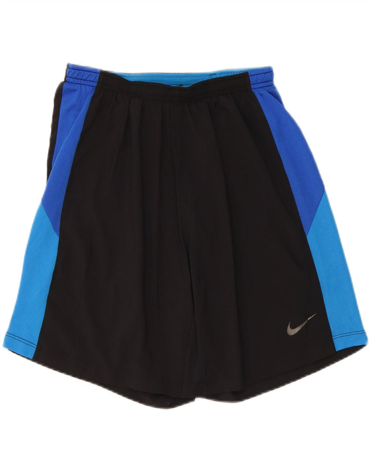 Nike Herre Dri Fit Sportshorts Small Black Colourblock