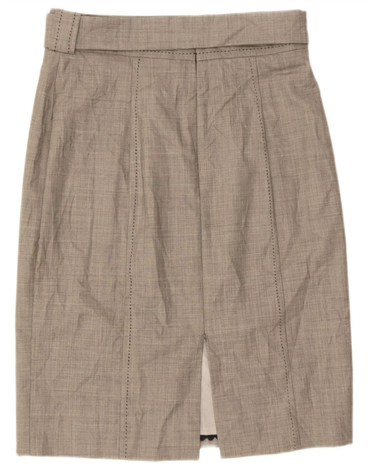 Coast Womens Pencil Skirt UK 14 Large W32 Grey Wool