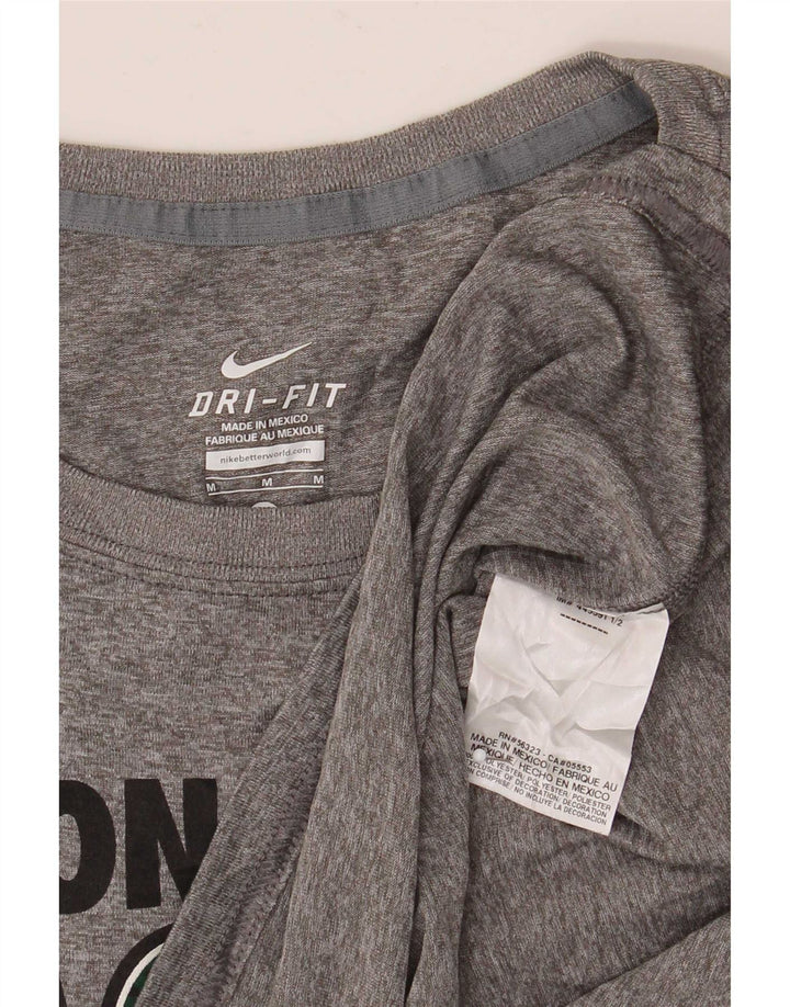 Nike Herre Zionsville Eagles Grafisk Top Langærmet Medium Grey Flecked