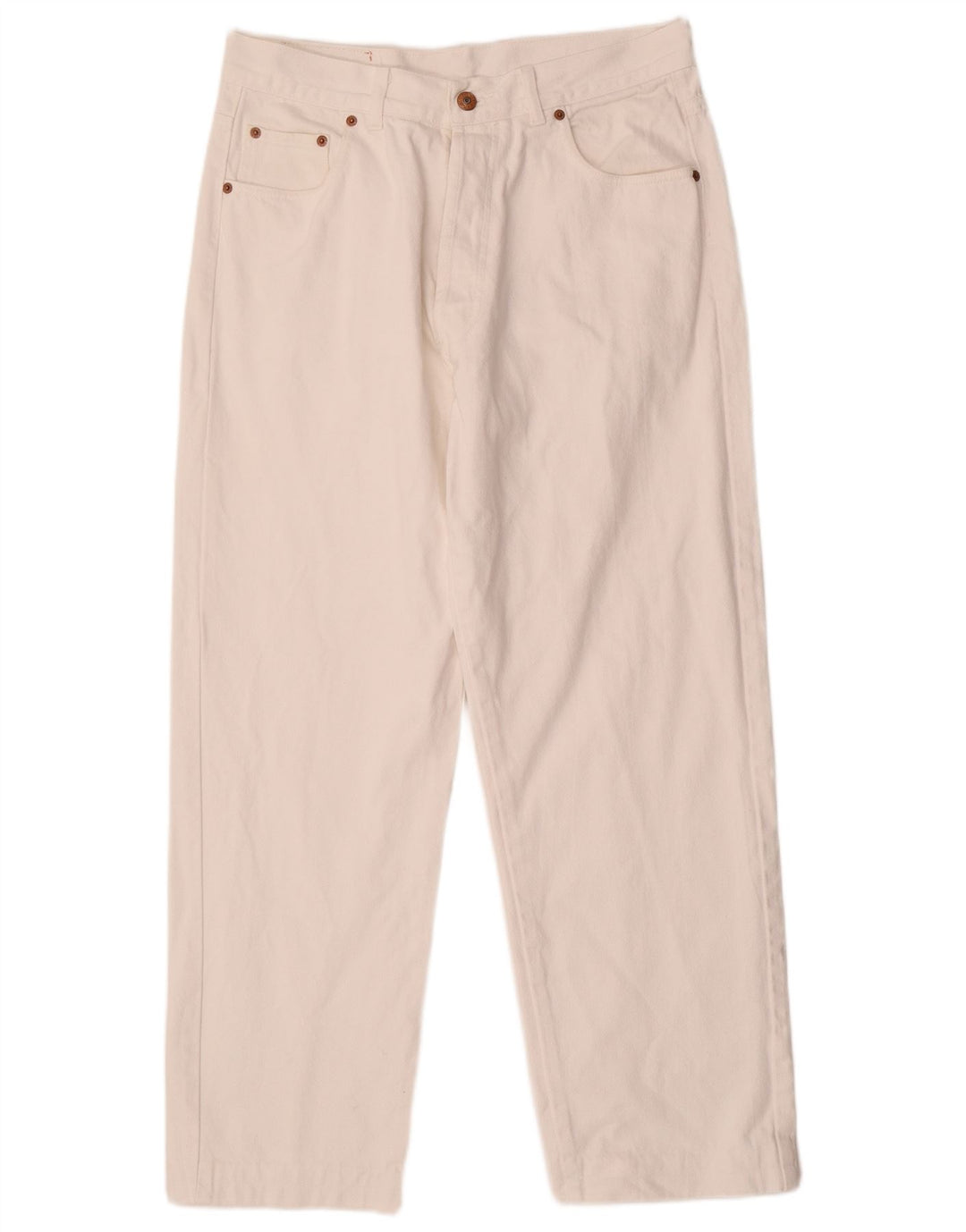 PEPE JEANS Straight jeans til mænd W34 L27 Hvid bomuld