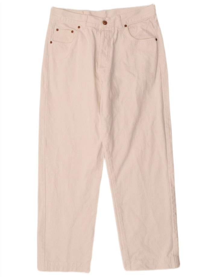 PEPE JEANS Straight jeans til mænd W34 L27 Hvid bomuld