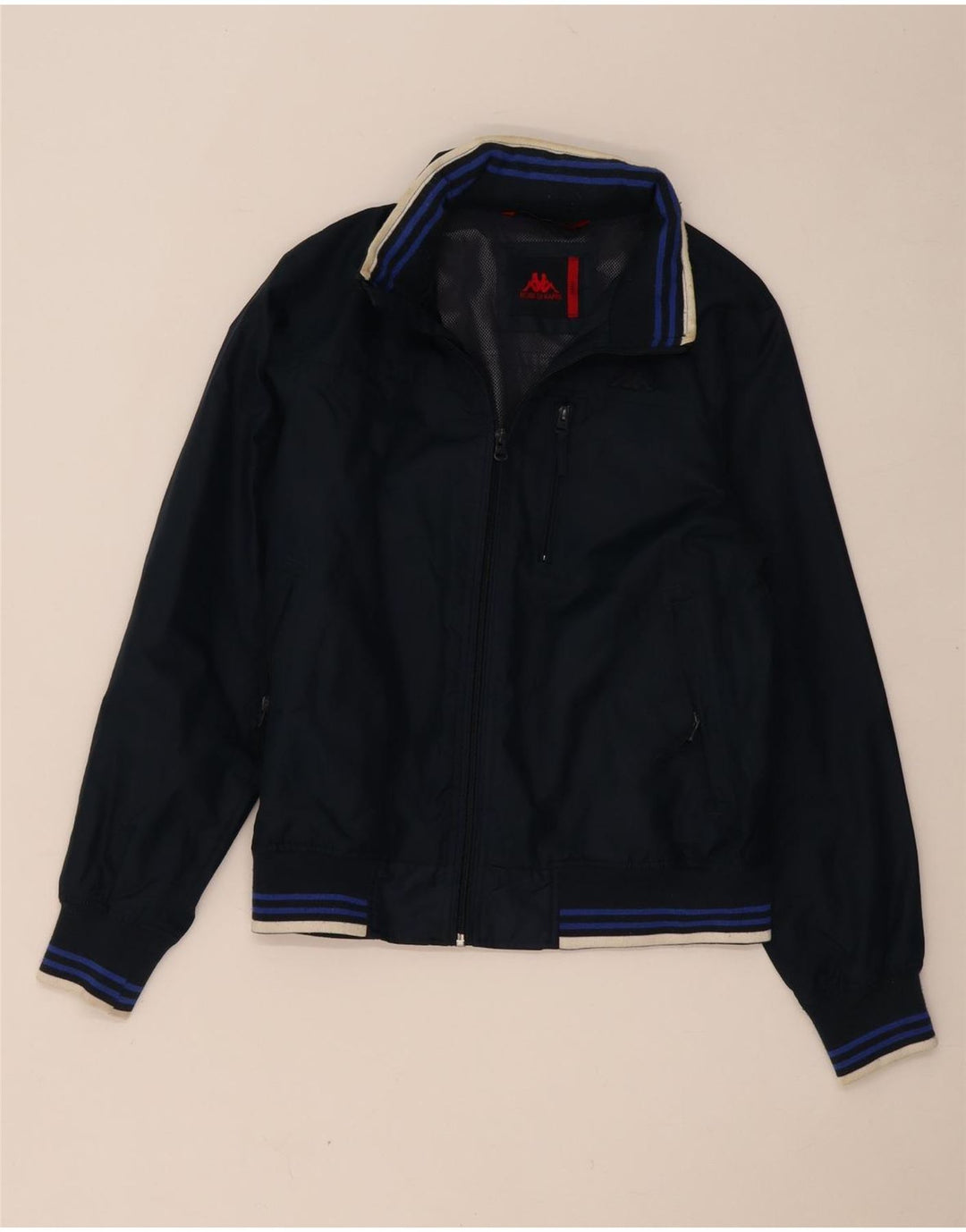 KAPPA Oversized bomberjakke til kvinder UK 10 Lille marineblå polyester