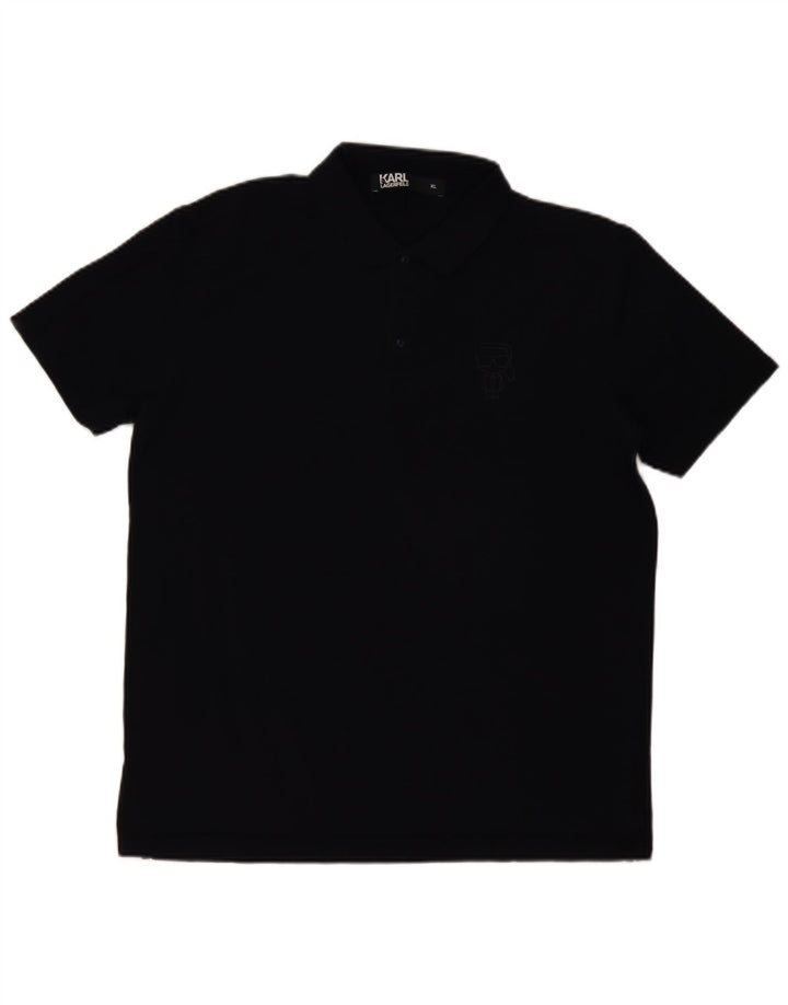 Karl Lagerfeld Poloskjorte til mænd XL Marineblå