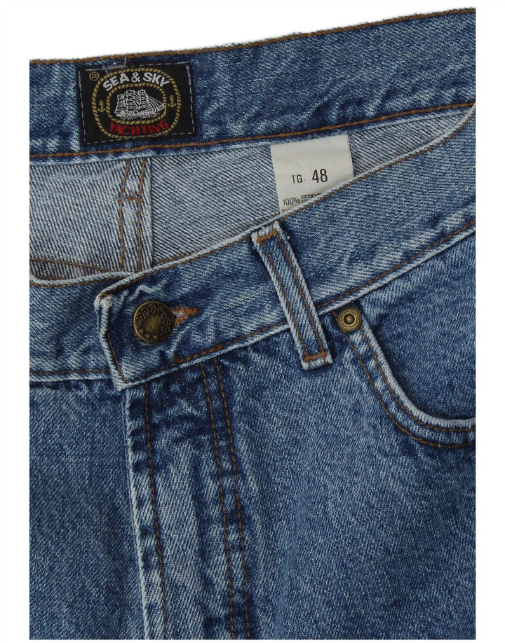 Sea & Sky Herre Tapered Jeans IT 48 Medium W32 L30 Blå Bomuld