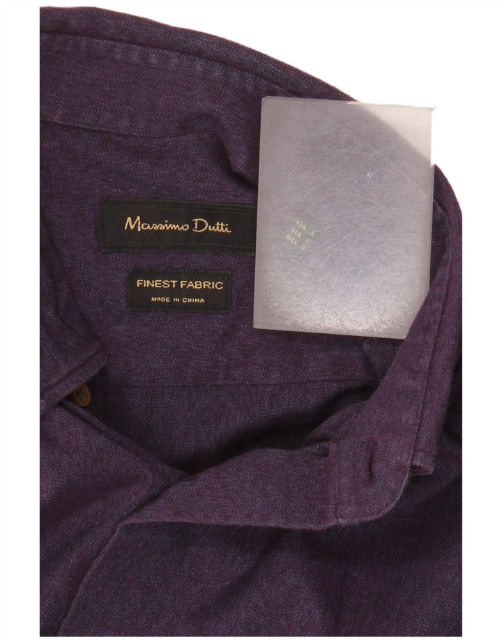 MASSIMO DUTTI Herreskjorte Stor Lilla