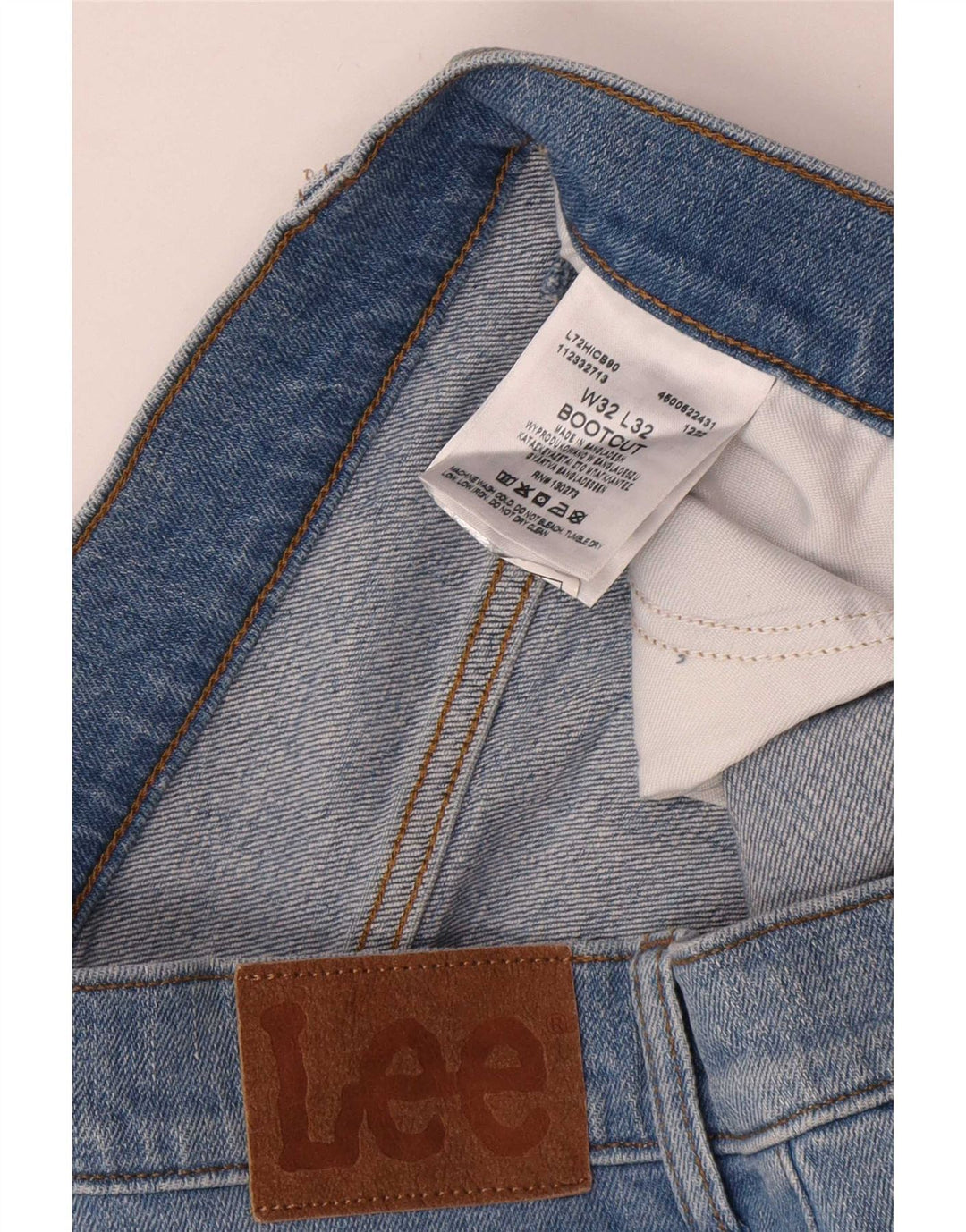 Lee Herre Bootcut Jeans W32 L32 Blå Bomuld