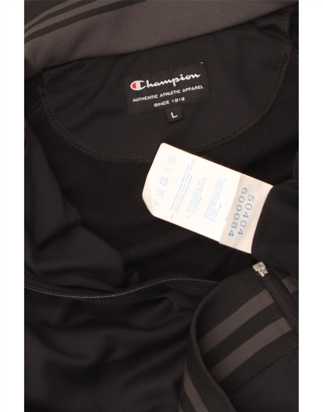 CHAMPION Træningsdragt til mænd Topjakke Stor sort polyester