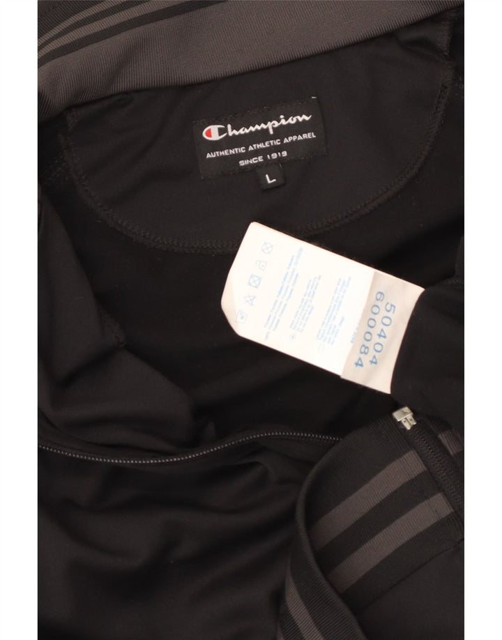 CHAMPION Træningsdragt til mænd Topjakke Stor sort polyester